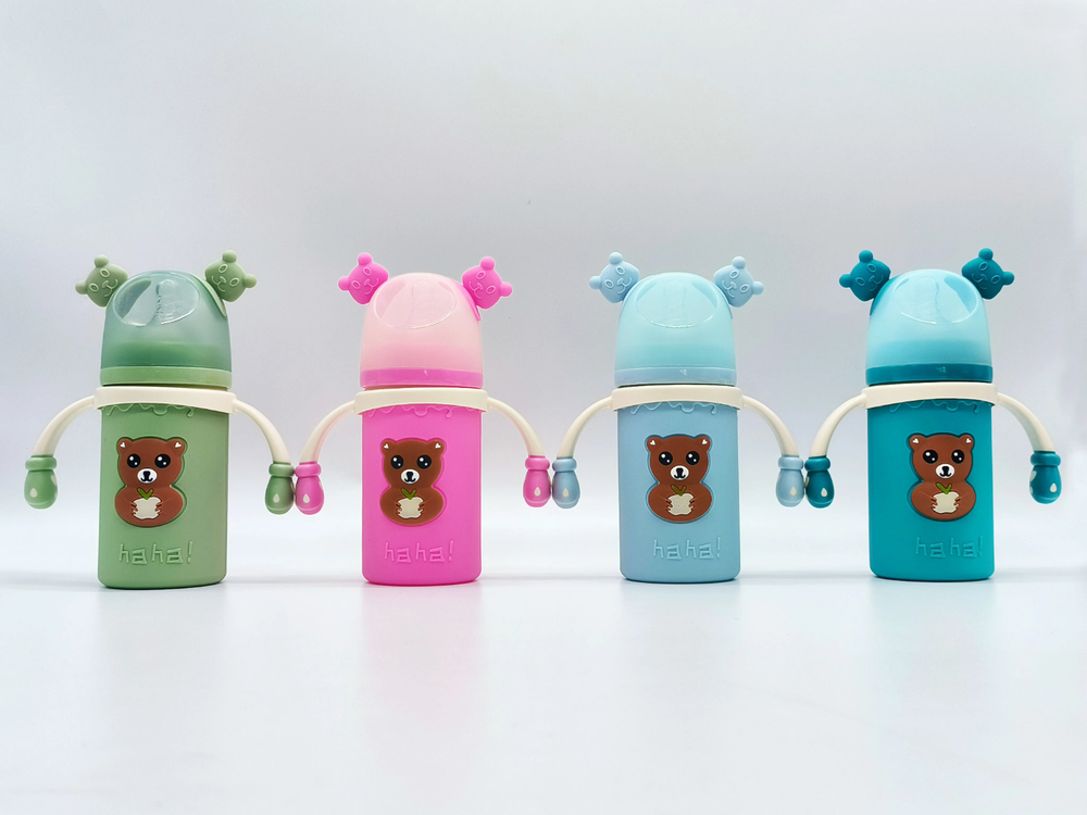 رضاعة زجاجي حماية دب هاها ٢٤٠ مل Preview Image