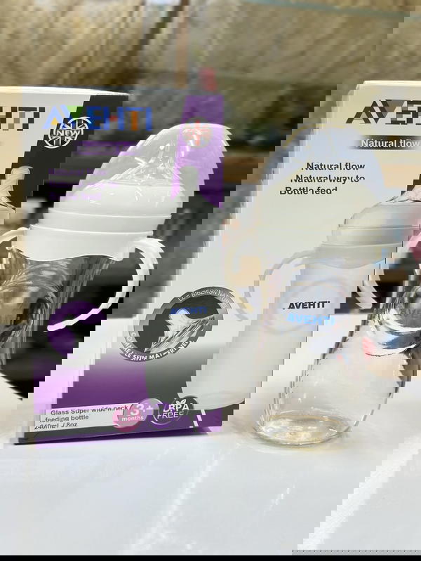 رضاعة زجاجي تقليد افينت ٢٤٠ مل Image 1 Preview