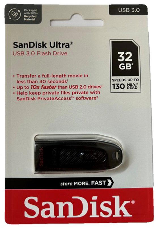 فلاشة متعددة المساحات بسرعة 130 ميجا من SanDisk  Preview Image