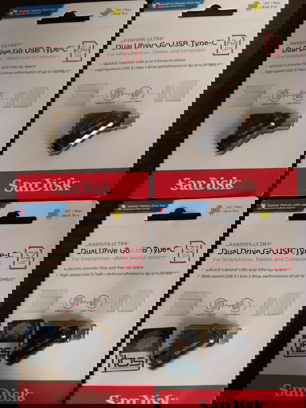 فلاشة تايب سي * USB متعددة المساحات من Sandisk Image 3 Preview