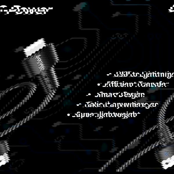 كابل شحن ايفون USB من G Power  Image 2 Preview
