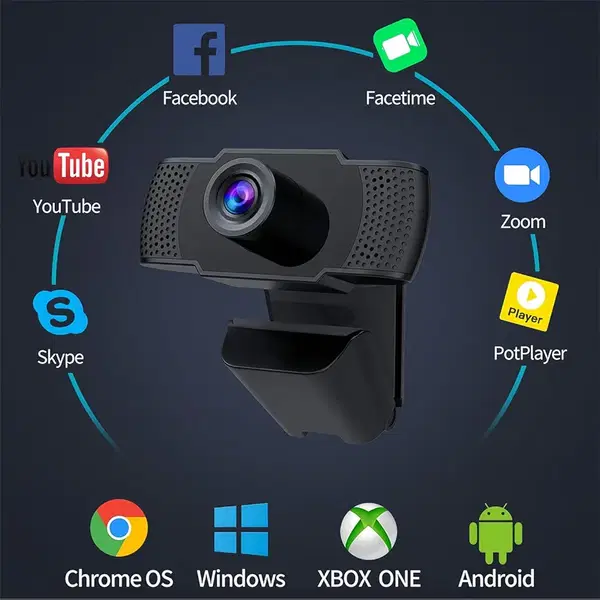 كاميرا ويب احترافية بدقة FHDمن jpnew Image 3 Preview