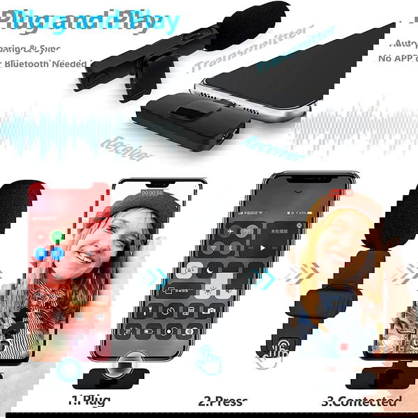 مايك K8 وايرليس لافالير Image 3 Preview