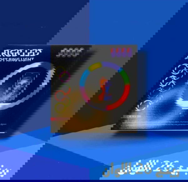 رينج لايت ٢٦ بوصة الوان + حامل معدن (ترايبود) Image 1 Preview