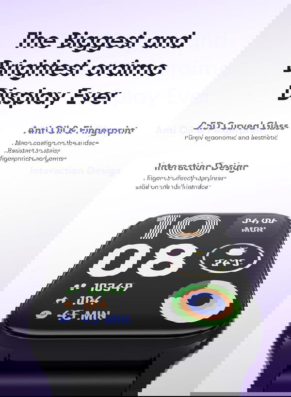 ساعة سمارت من اورايمو watch 4 plus Image 2 Preview
