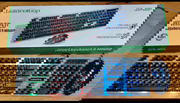 طقم لوحة مفاتيح + ماوس جيمينج احترافي Image 1 Preview