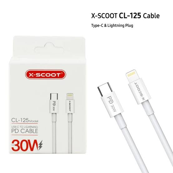 وصلة شحن ايفون تايب سي بقدرة 30 وات PD من X Scoot Image 2 Preview