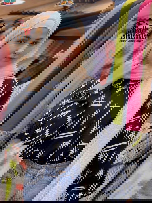 بلوزه كروب استك—Elastic Crop Top Image 1 Preview