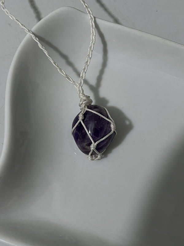 Macrame Necklace Image 1 Preview