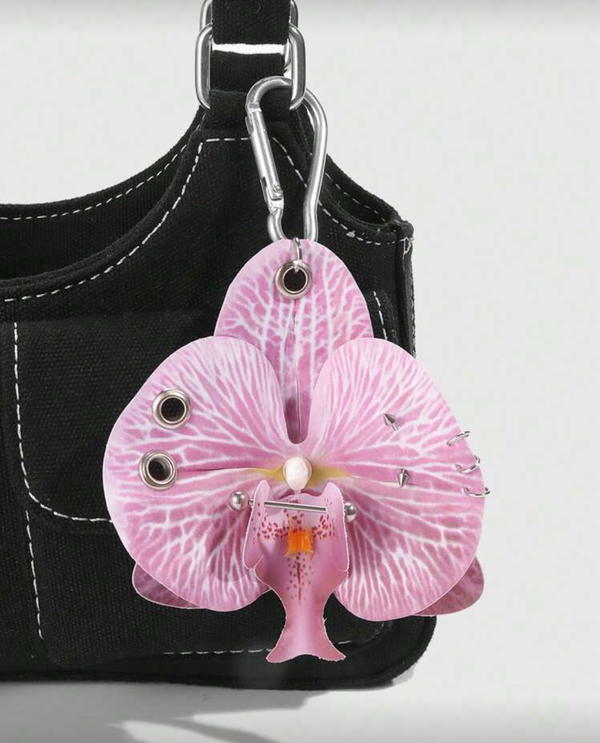 Fairycore  Lily Flower Bag Charm Image 1 Preview