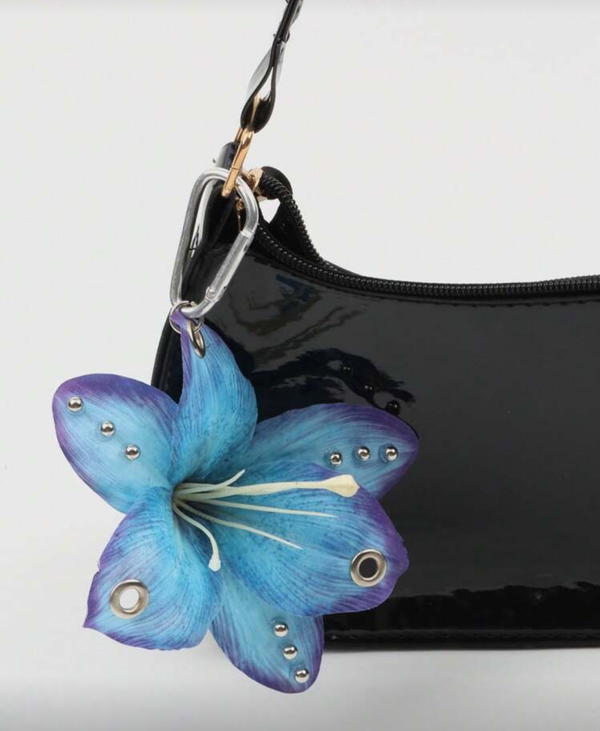 Fairycore  Lily Flower Bag Charm Image 1 Preview
