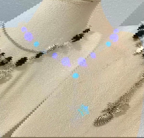 blue necklace  Image 1 Preview
