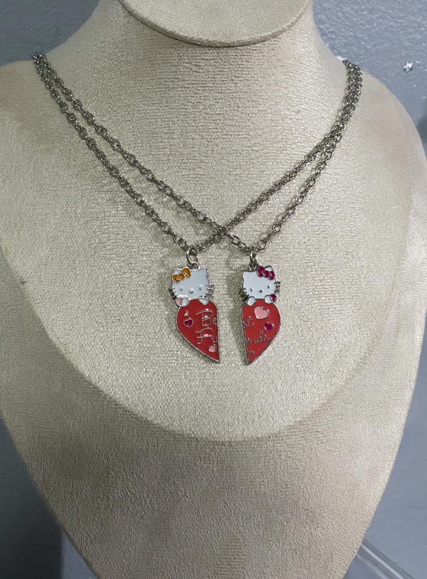 hello kitty matching necklaces Image 3 Preview