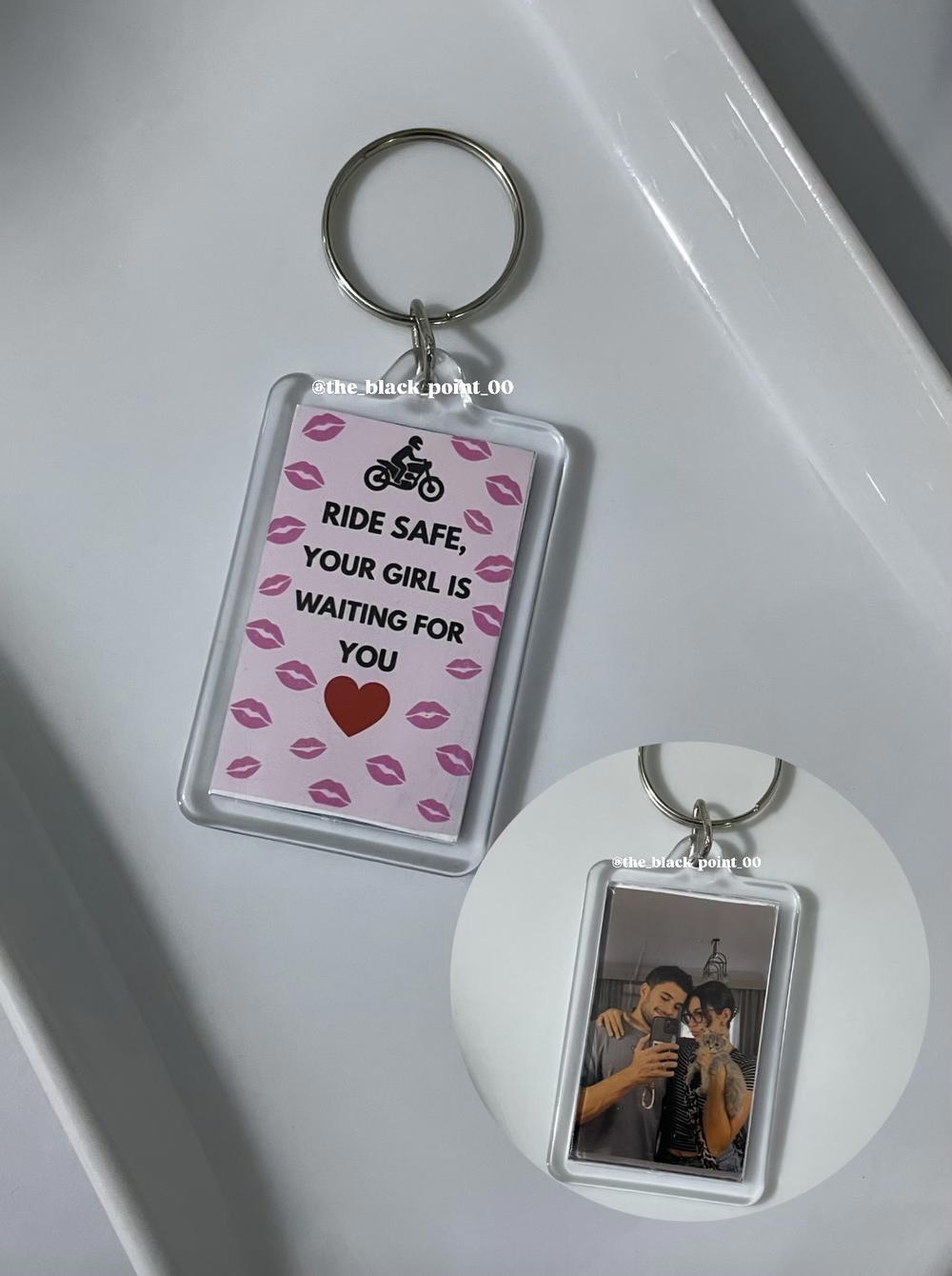 Ride safe keychain تقدرو تختارو اي صوره ❤️ Preview Image