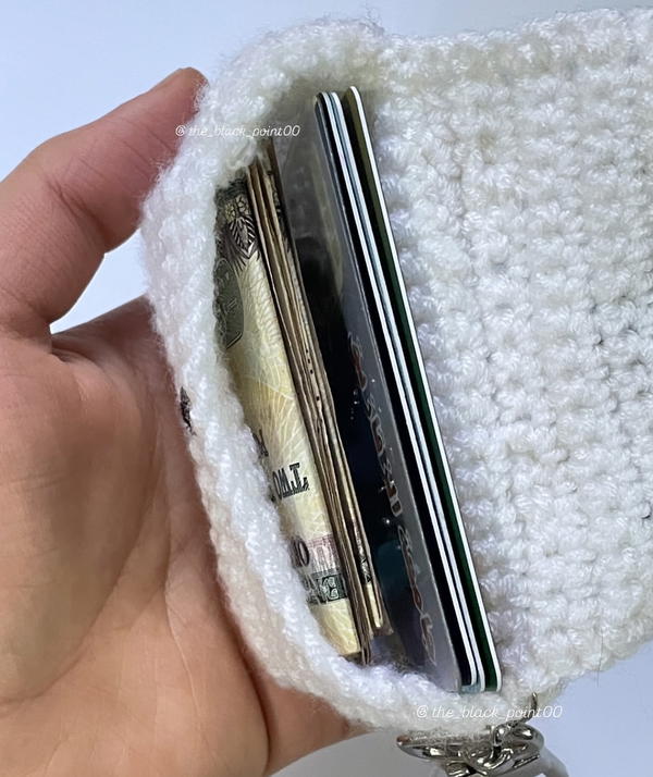 mini crochet pouch wallet🤍 Image 2 Preview