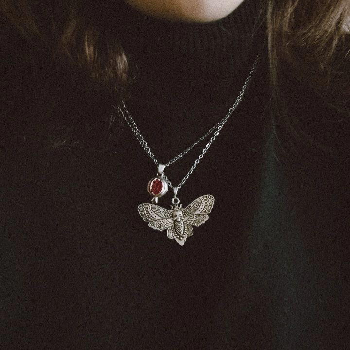 moth necklace  Preview Image