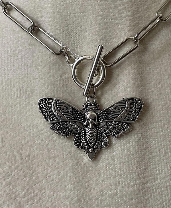 moth necklace  Image 3 Preview