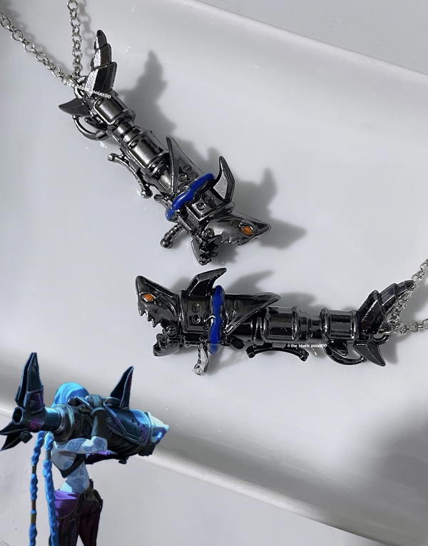 RockLove Arcane Fishbones Necklace💙 Image 1 Preview