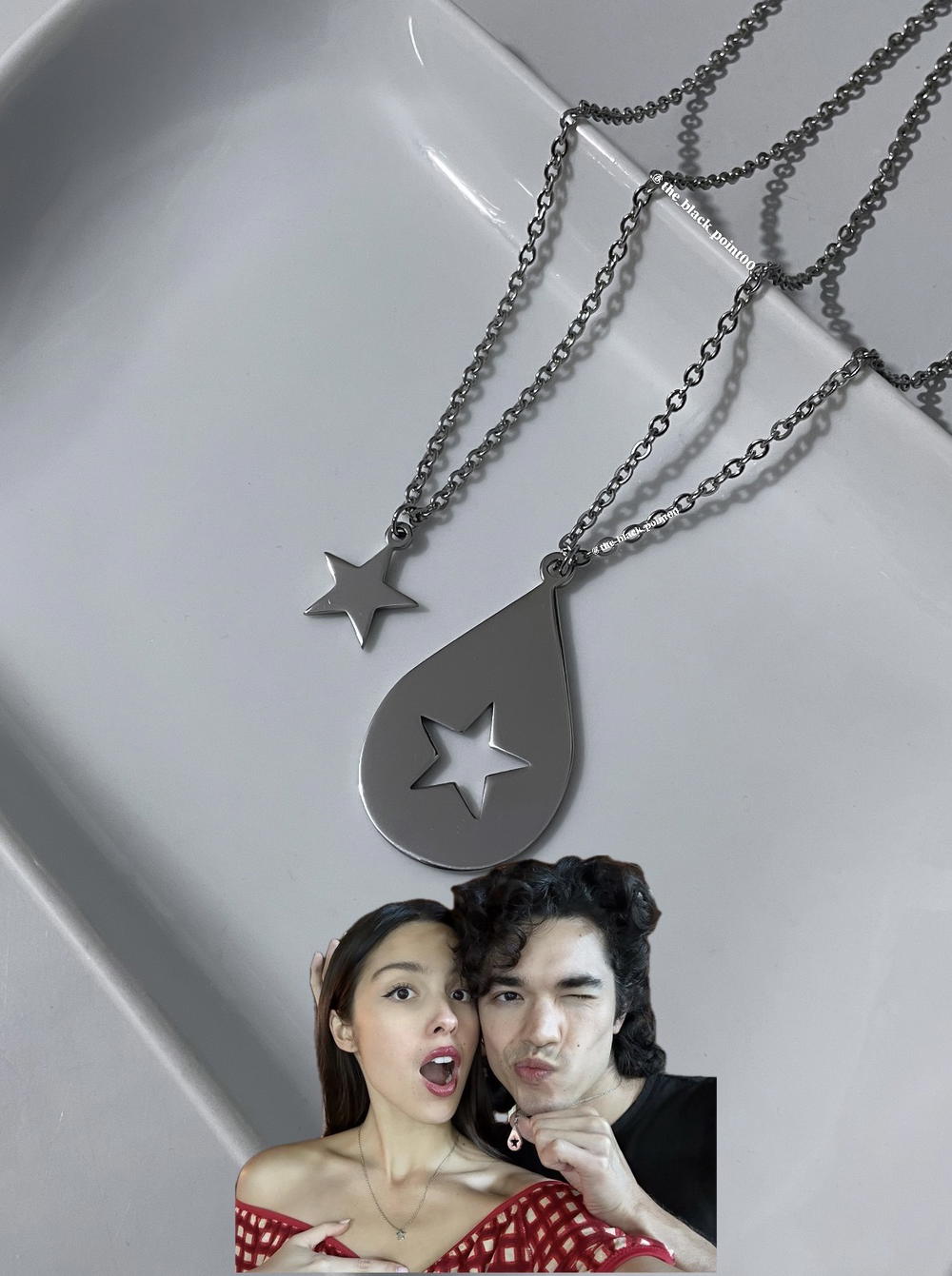 olivia rodrigo x conan gray friendship necklace set Preview Image