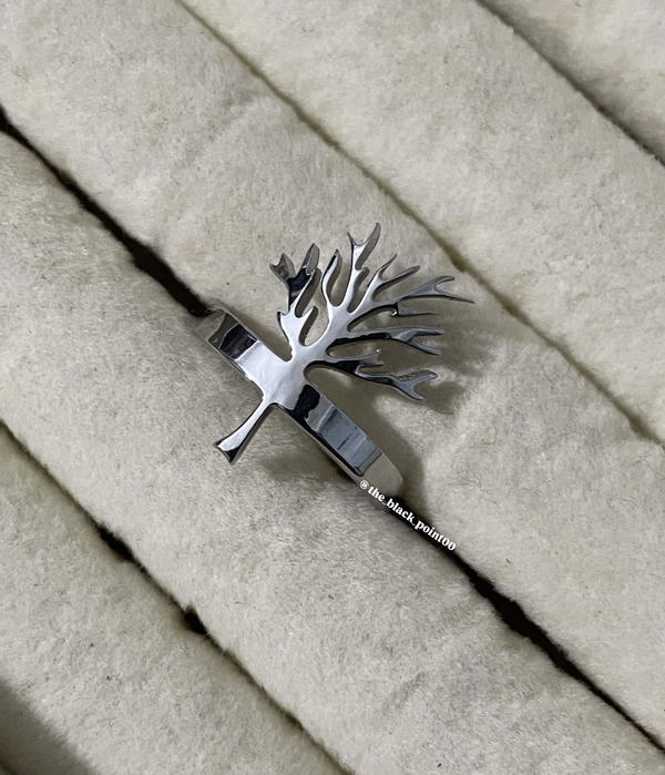 poison tree ring (Stainless Steel & Free Size) Image 2 Preview