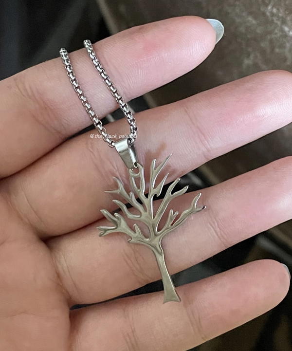 silver xxx poison tree Stainless Steel  Image 2 Preview