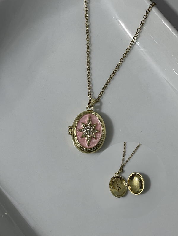 Stainless Steel Picture Locket Photo Necklace Image 1 Preview