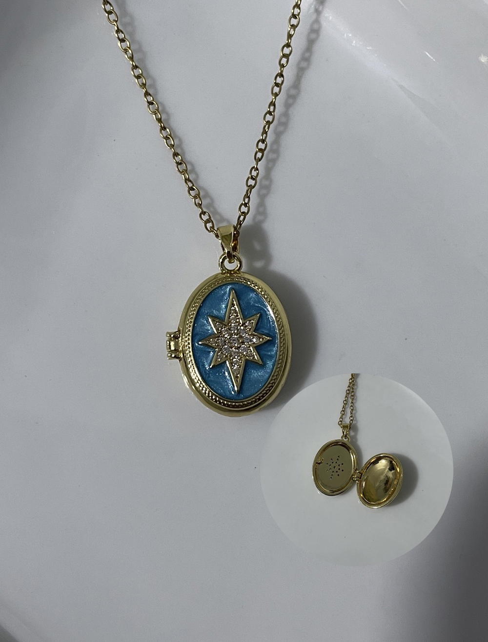 Stainless Steel Picture Locket Photo Necklace Preview Image