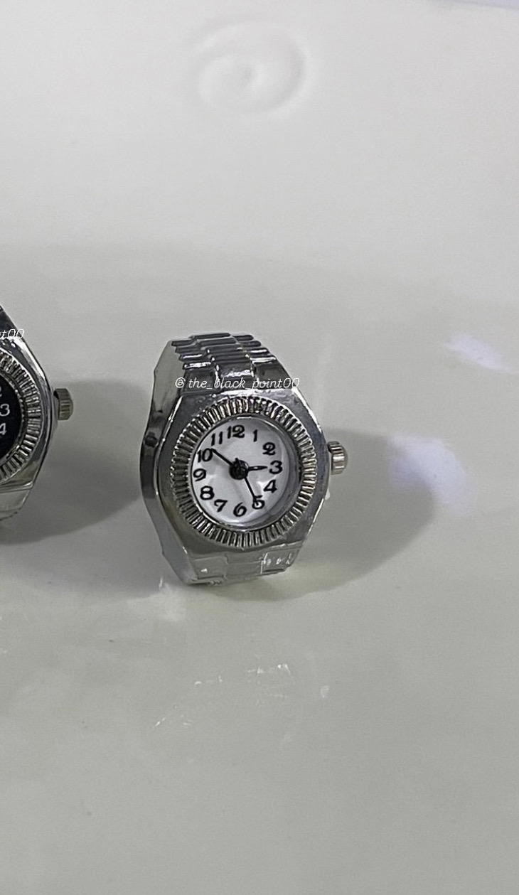  ستنالس ستيل white watch ring Preview Image