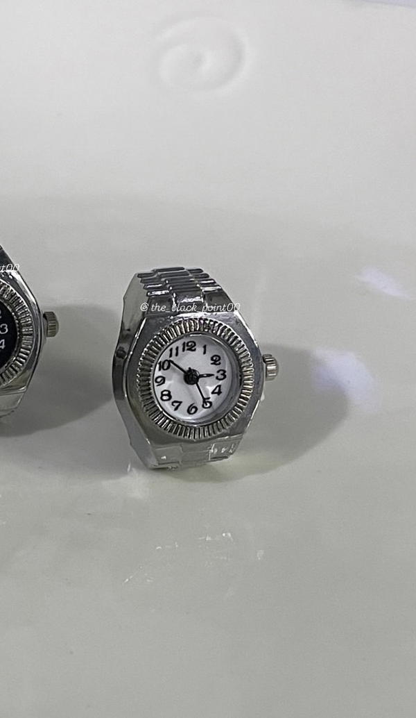  ستنالس ستيل white watch ring Image 1 Preview