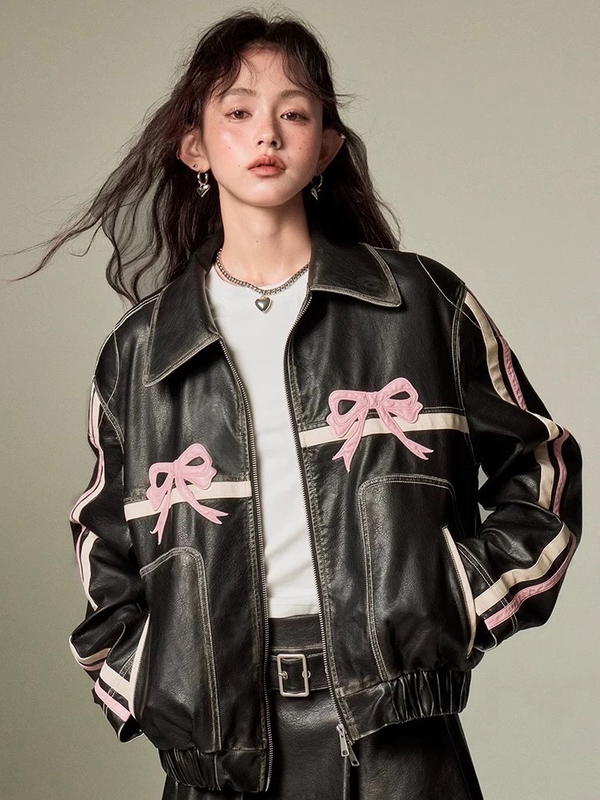 Women's leather jacket Image 1 Preview