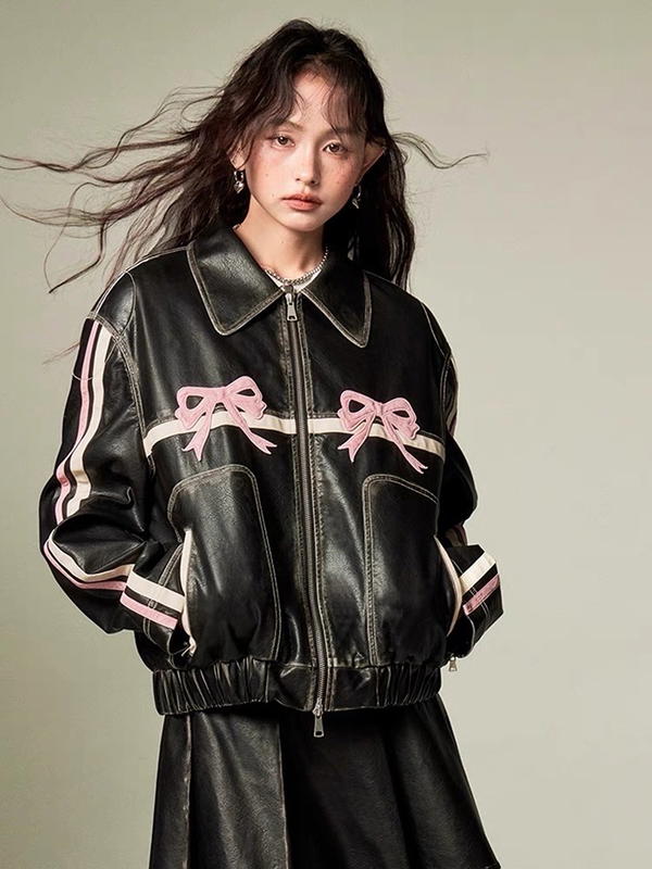 Women's leather jacket Image 2 Preview
