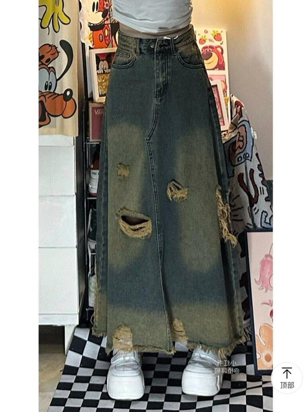 jeans skirt Image 2 Preview
