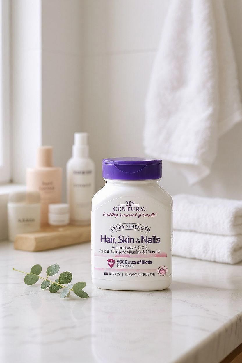 Hair skin nails 21Century 90 capsules Preview Image