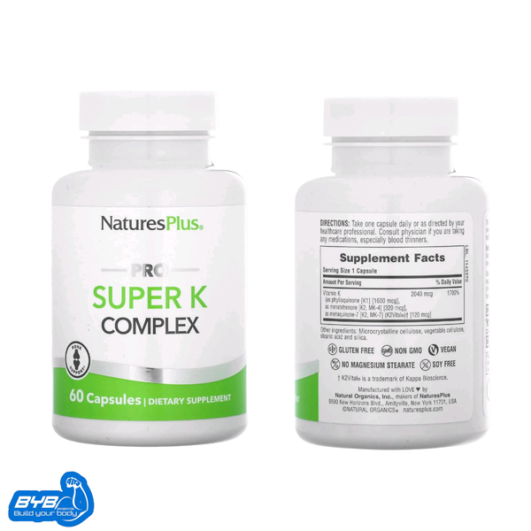 Naturesplus Vitamin k Complex 2040mcg 60 Caps  Image 1 Preview