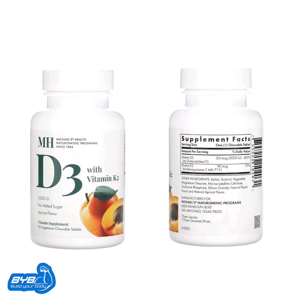 Michael's Health D3+K2 90 Chewables Preview Image