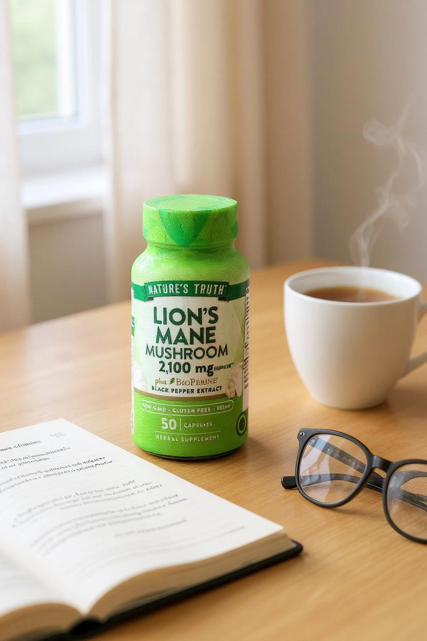 Lion's Mane Mushroom 2100mg Nature's Truth 50 capsules Preview Image