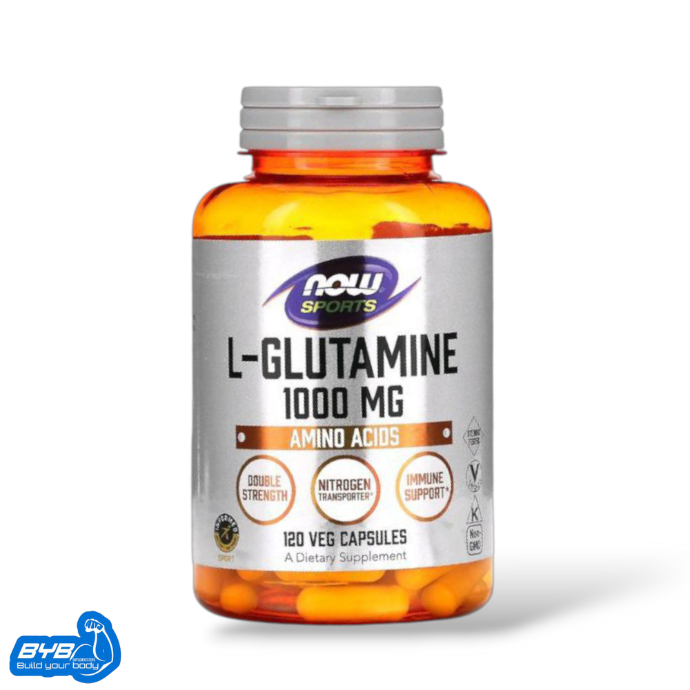 L-Glutamine 1000mg Now 120 capsules Preview Image