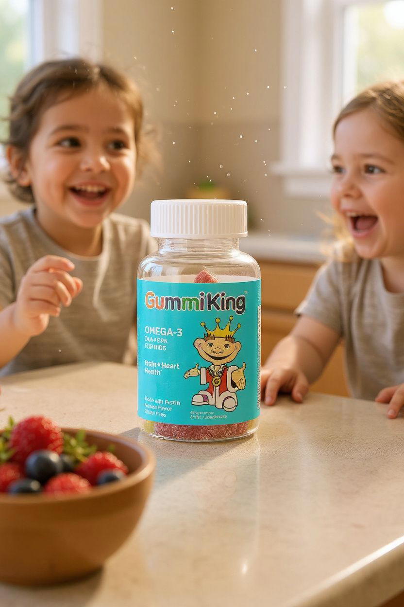 Omega-3 Gummiking for kids 60 Gummies Preview Image