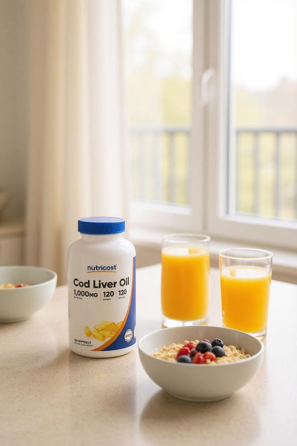 Cod Liver Oil 1000mg Nutricost 120 softgel  Image 1 Preview