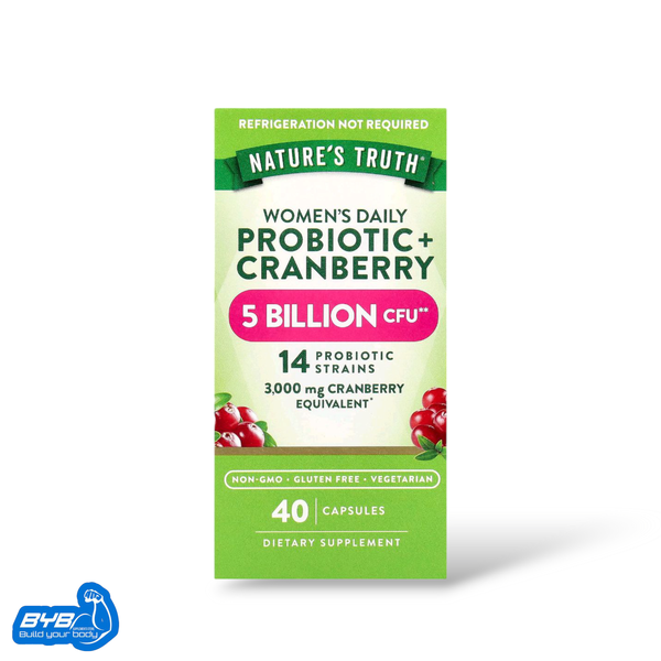 Women's probiotic+Cranberry Nature's Truth 40 Capsules  Image 1 Preview