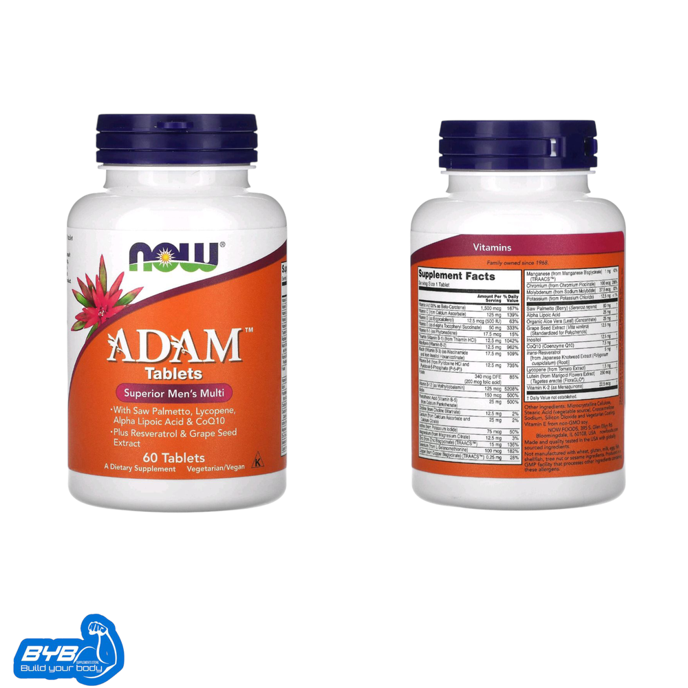 Now ADAM Multivitamin 60 Tablets Preview Image