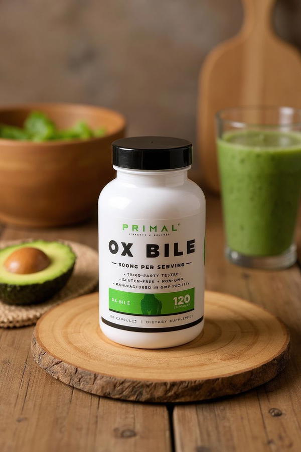 PrePrimal ox bile 500mg 120 capsules  Image 1 Preview
