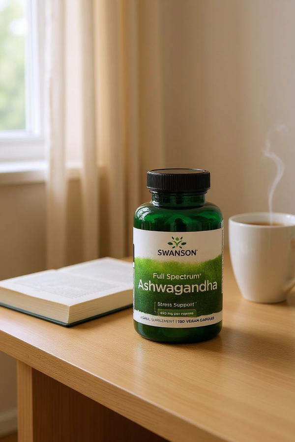 Ashwagandha 450mg Swanson 100 capsules  Image 1 Preview
