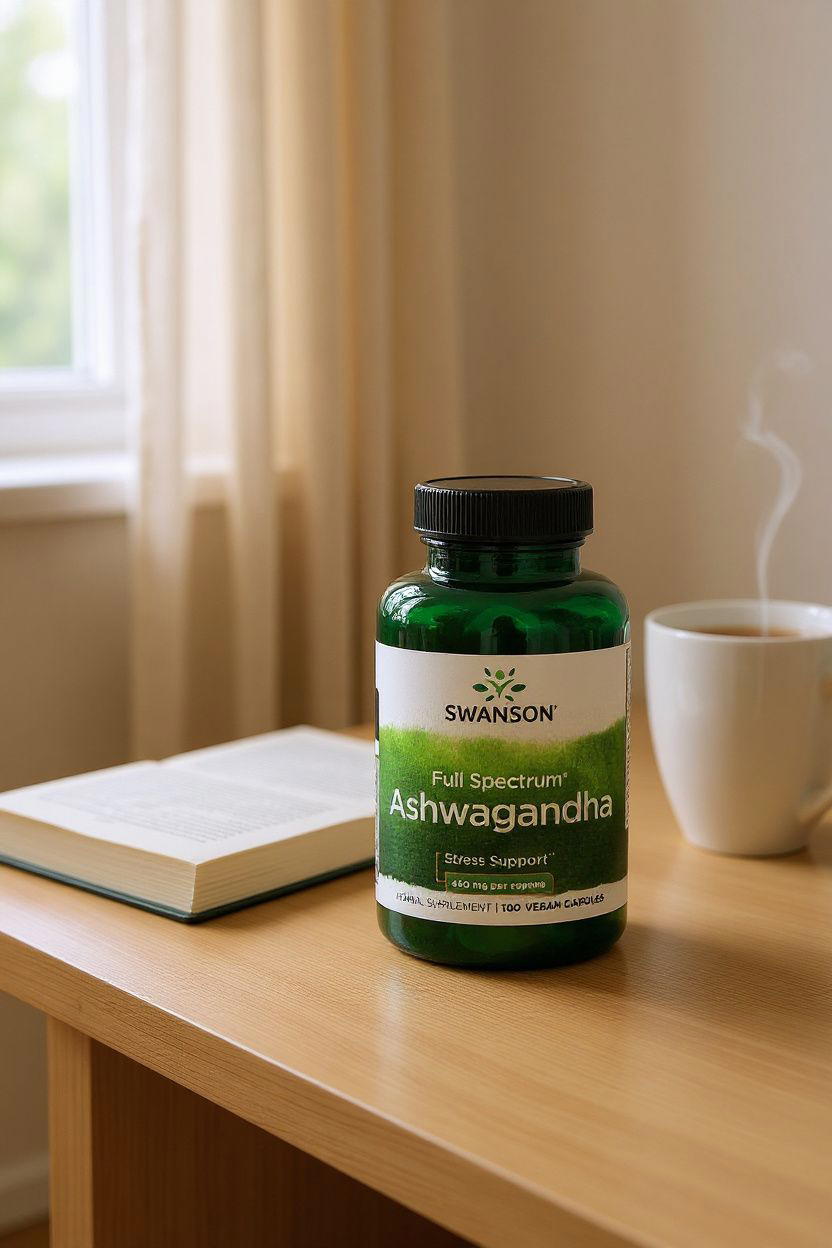 Ashwagandha 450mg Swanson 100 capsules Preview Image