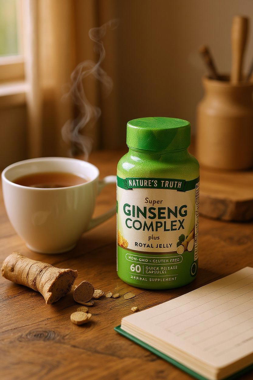 Super Ginseng Complex plus Royal Jelly Nature's Truth 60 capsules Preview Image