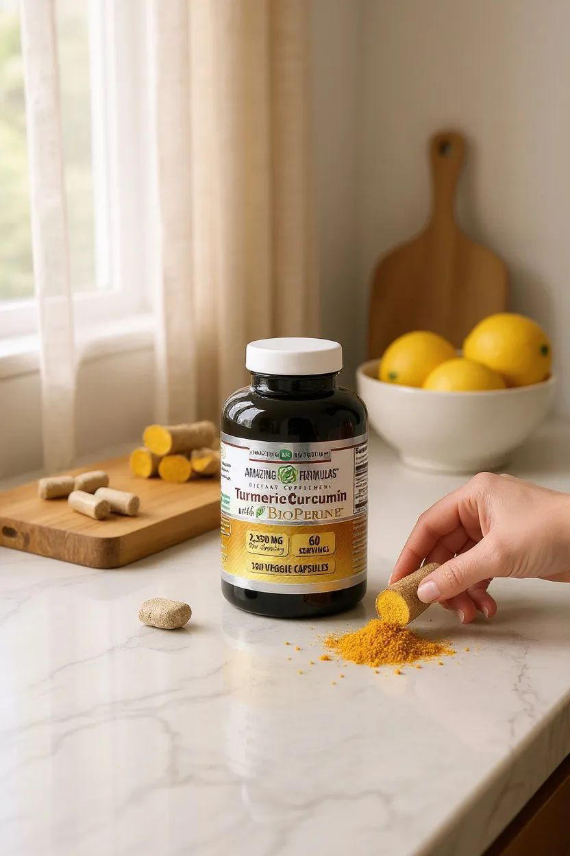 Turmeric Curcumin 2250mg Amazing Formulas 180 Capsules Preview Image