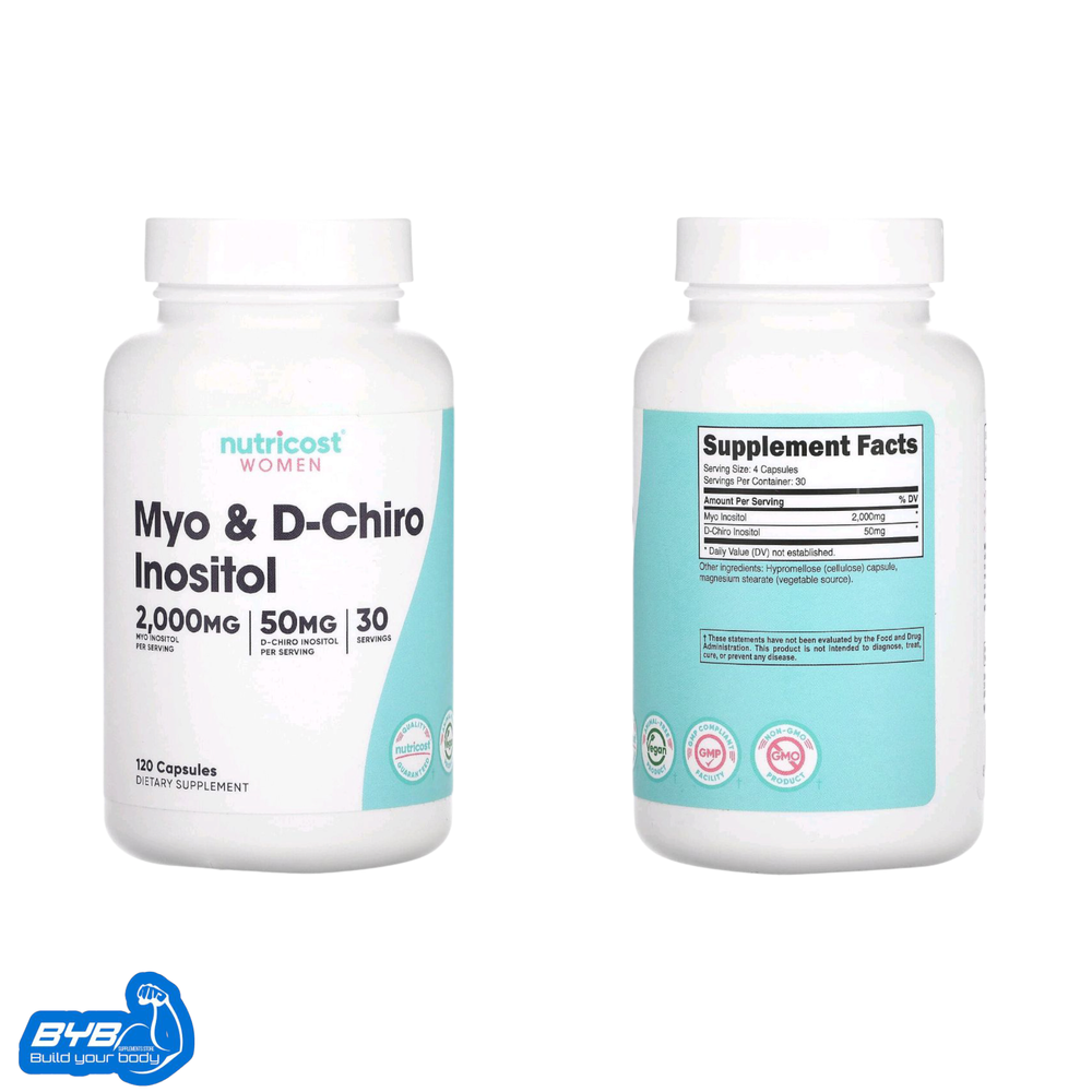 Nutricost Myo & D-Chiro 2000mg 120 caps Preview Image