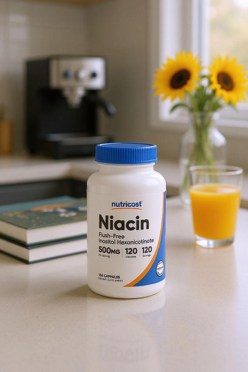 Nutricost Niacin 500mg No Flush 120 Caps Preview Image