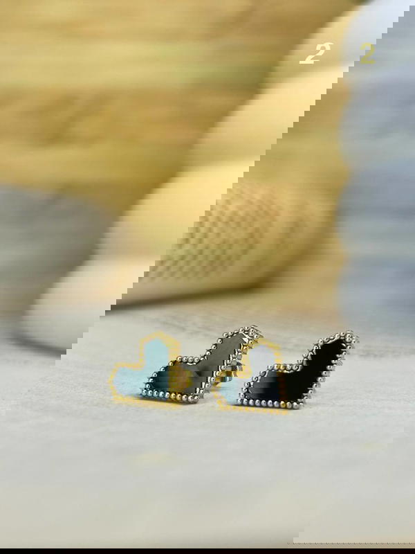 حلق قلب اسود  Image 1 Preview