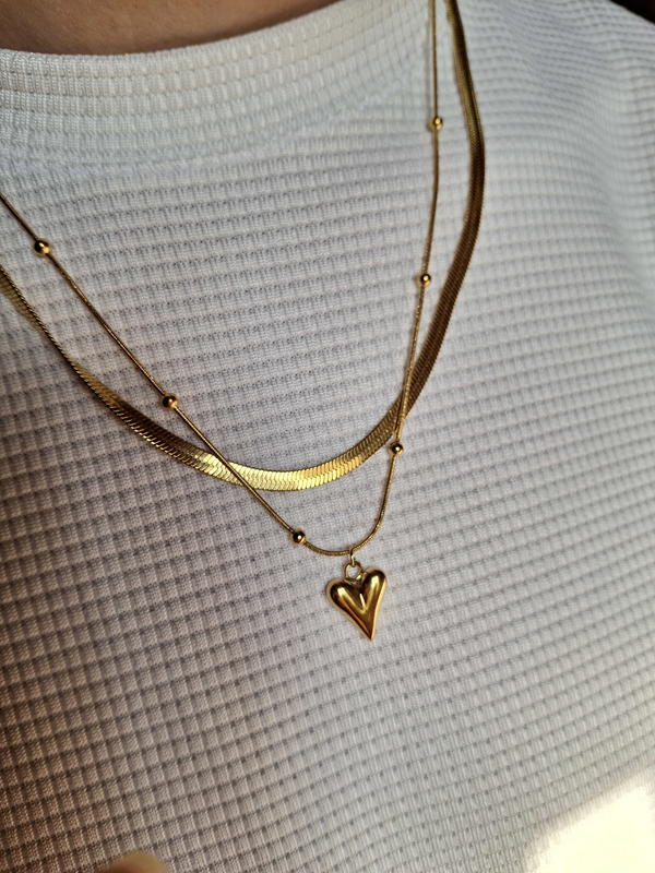 سلسله قلب جولد 💗 Image 3 Preview